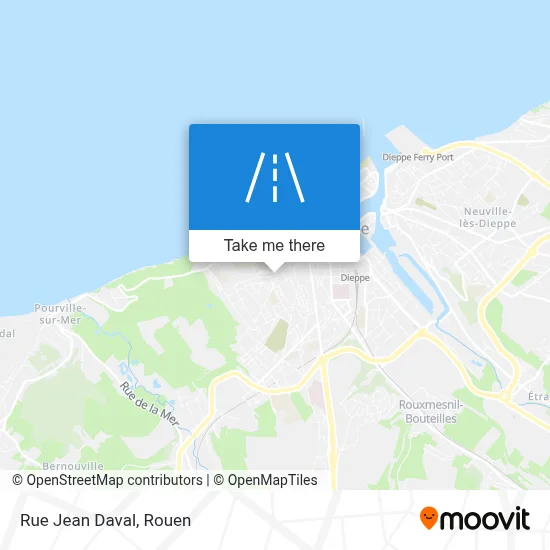 Mapa Rue Jean Daval