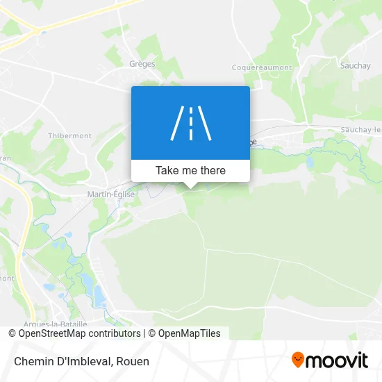 Chemin D'Imbleval map