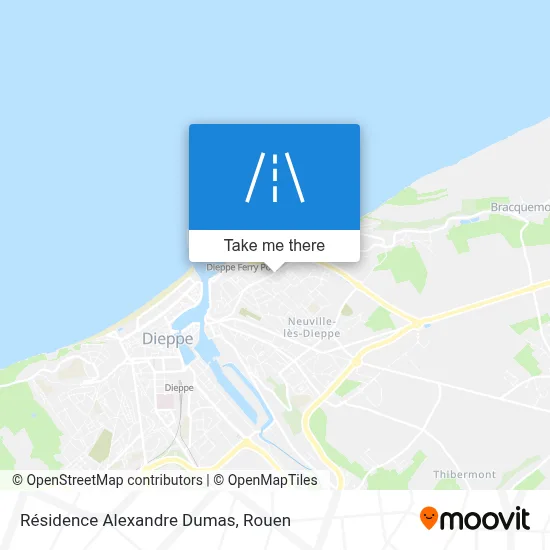 Mapa Résidence Alexandre Dumas