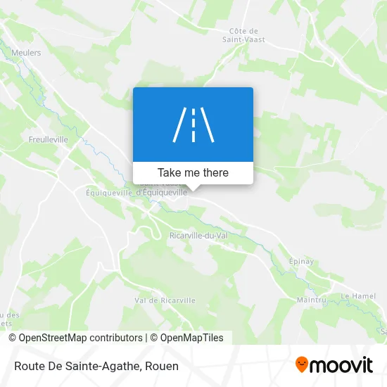 Route De Sainte-Agathe map