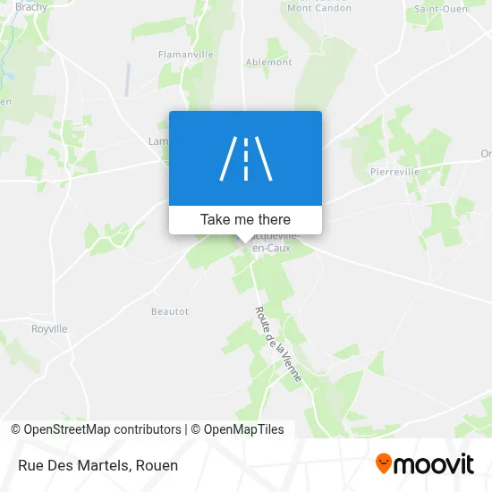 Rue Des Martels map