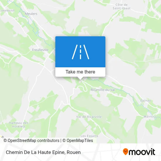 Chemin De La Haute Epine map
