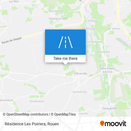 Résidence Les Poiriers map
