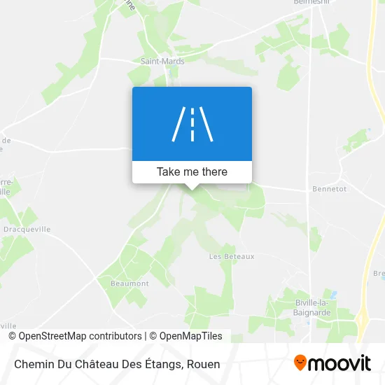 Chemin Du Château Des Étangs map