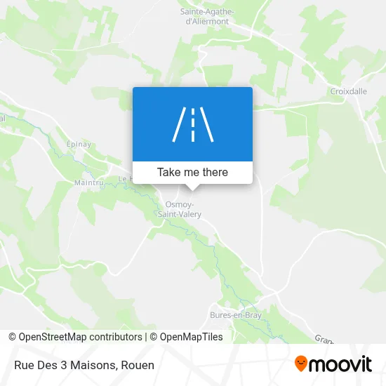 Rue Des 3 Maisons map