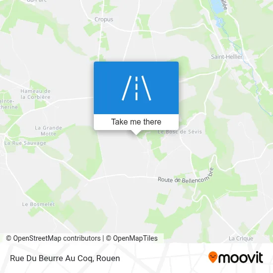Rue Du Beurre Au Coq map