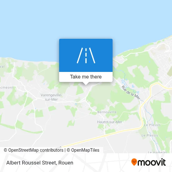Rue Albert Roussel map