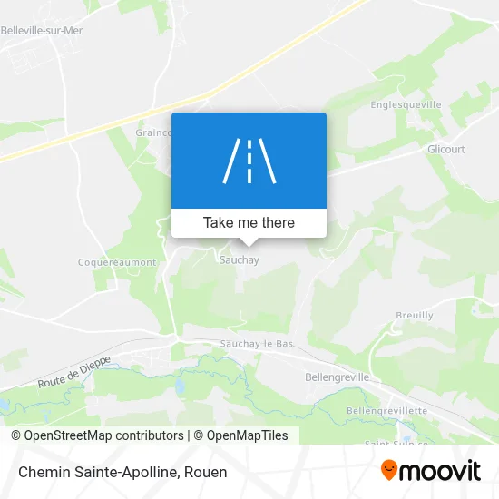 Chemin Sainte-Apolline map