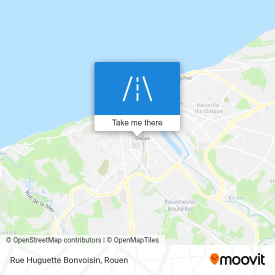 Rue Huguette Bonvoisin map