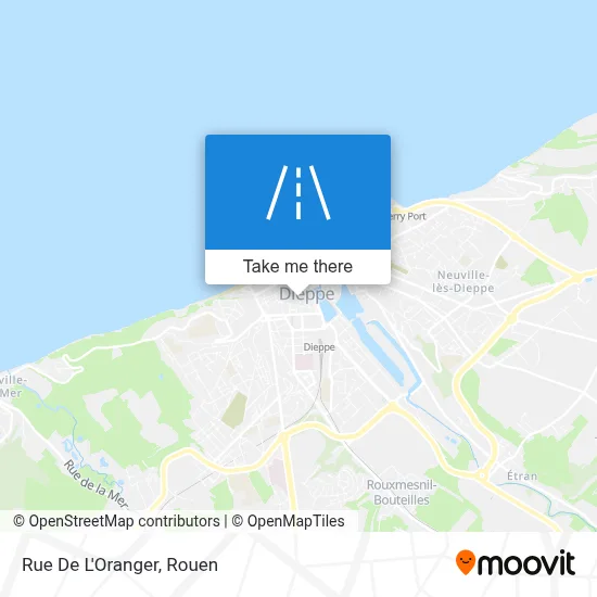 Mapa Rue De L'Oranger