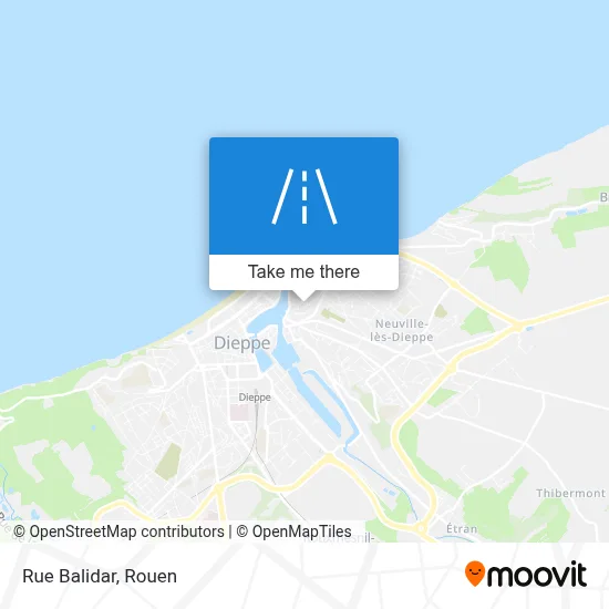 Rue Balidar map