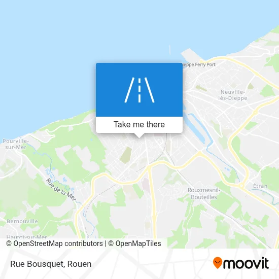 Rue Bousquet map