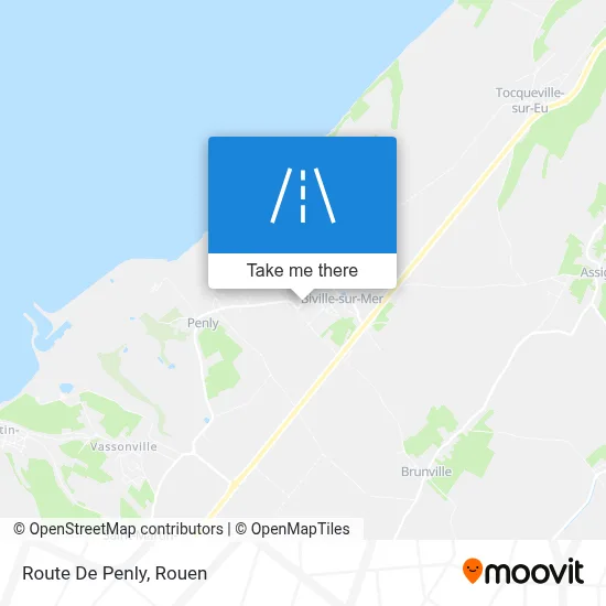 Route De Penly map