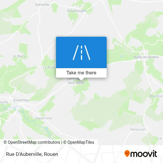 Rue D'Auberville map