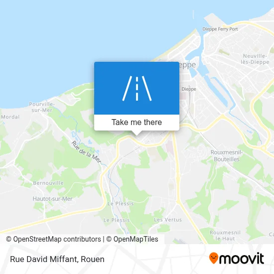 Rue David Miffant map