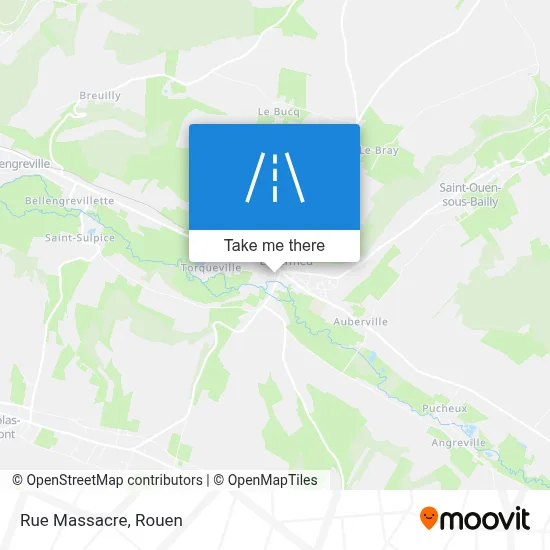 Rue Massacre map