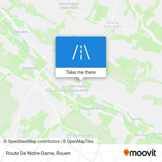 Route De Notre-Dame map