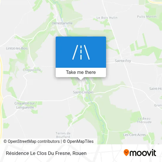 Résidence Le Clos Du Fresne map