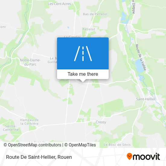 Route De Saint-Hellier map