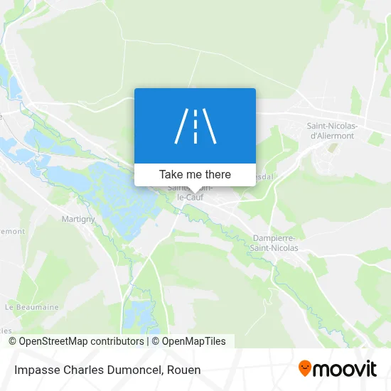 Impasse Charles Dumoncel map