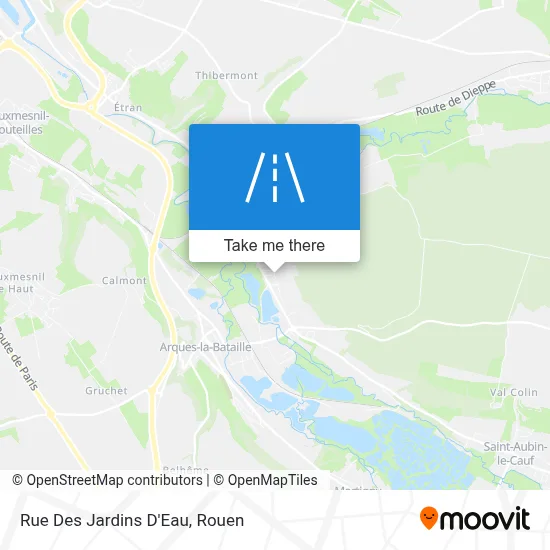 Rue Des Jardins D'Eau map