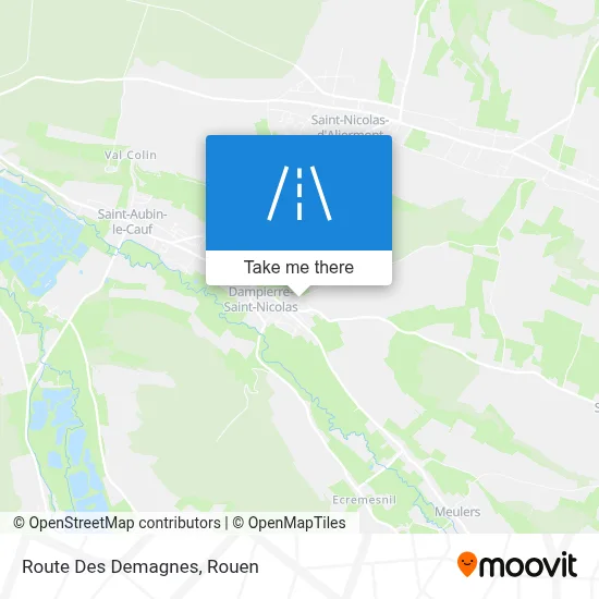 Route Des Demagnes map