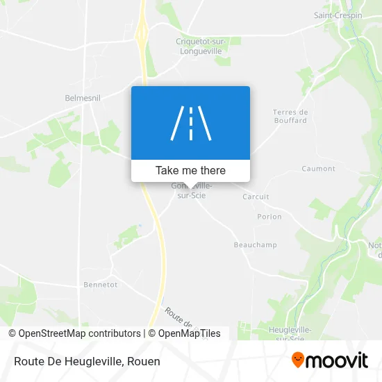 Route De Heugleville map