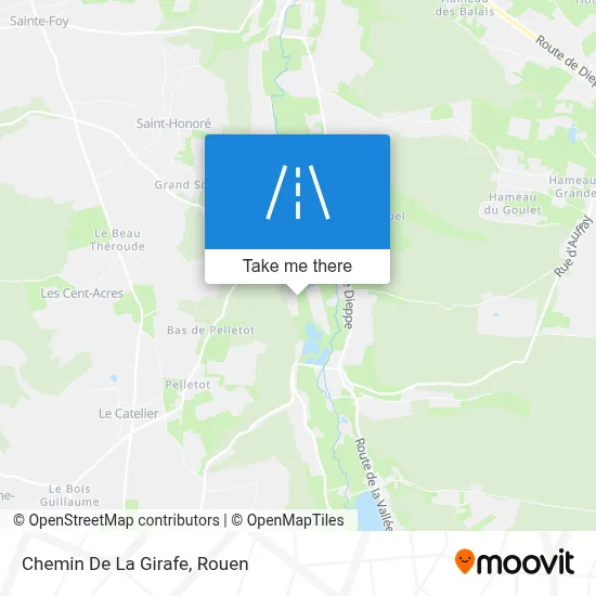 Chemin De La Girafe map