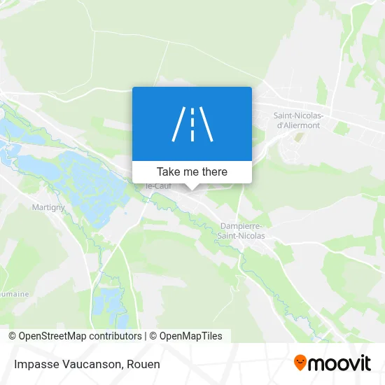 Mapa Impasse Vaucanson
