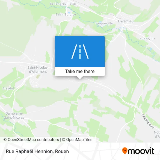 Mapa Rue Raphaël Hennion