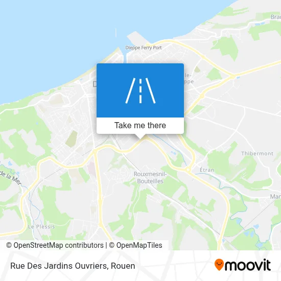 Rue Des Jardins Ouvriers map