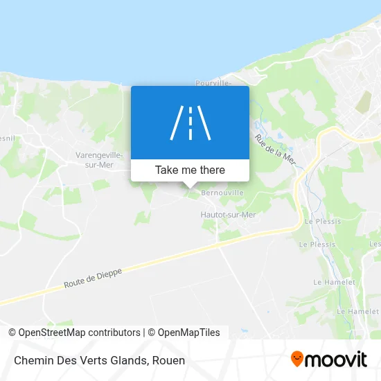 Chemin Des Verts Glands map