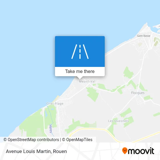 Avenue Louis Martin map