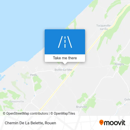 Chemin De La Belette map