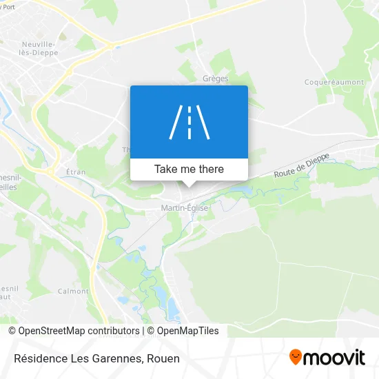 Résidence Les Garennes map