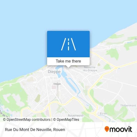 Rue Du Mont De Neuville map