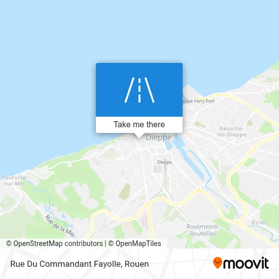 Mapa Rue Du Commandant Fayolle