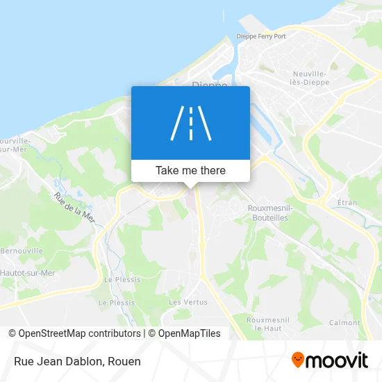 Rue Jean Dablon map