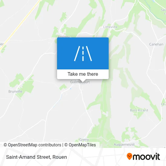 Rue Saint-Amand map