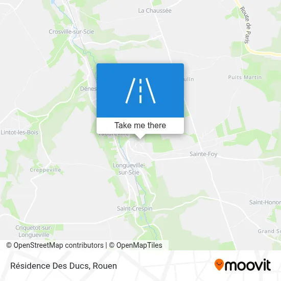 Résidence Des Ducs map