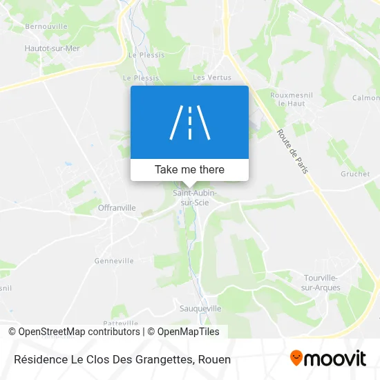 Résidence Le Clos Des Grangettes map