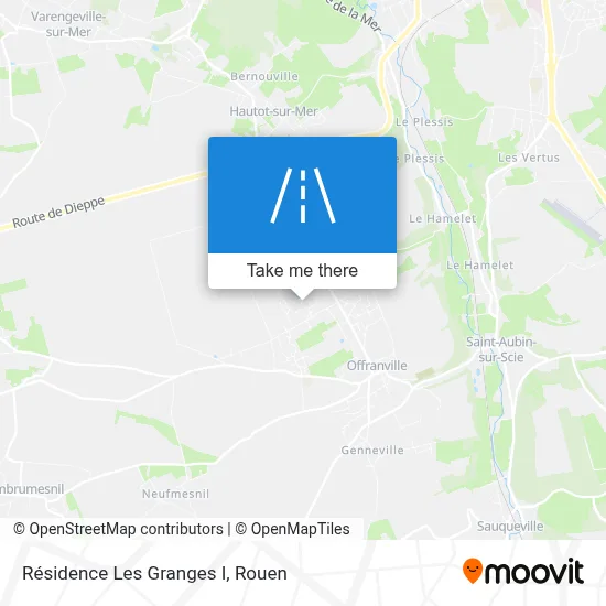 Résidence Les Granges I map