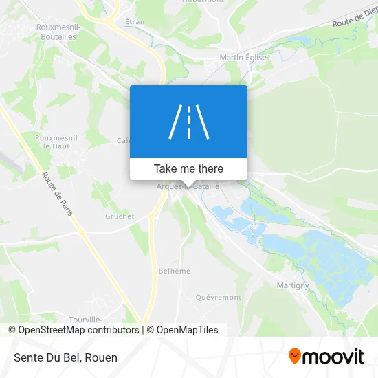 Sente Du Bel map