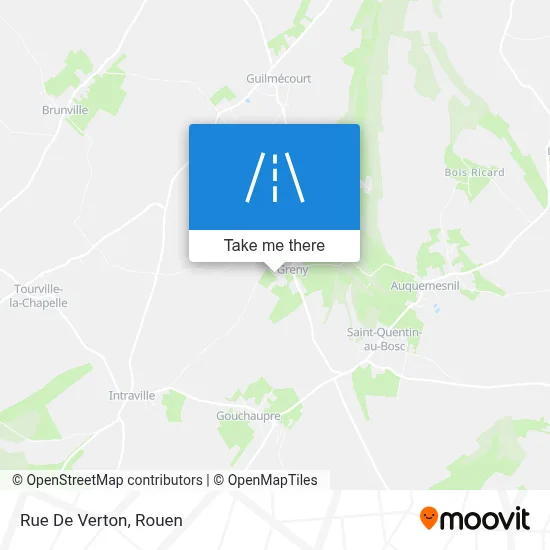 Rue De Verton map