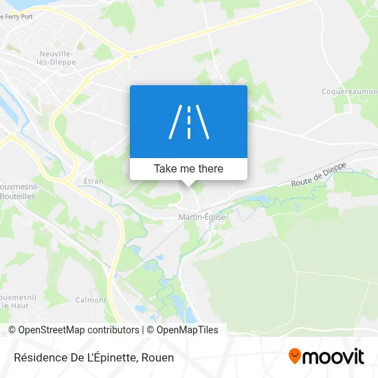 Résidence De L'Épinette map