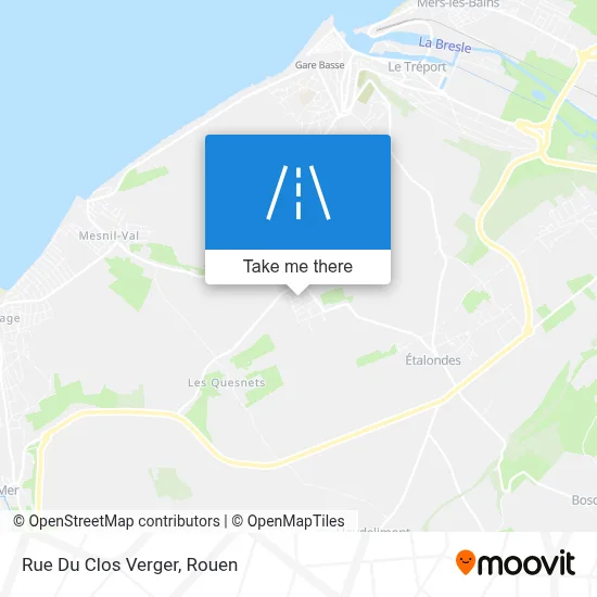 Rue Du Clos Verger map