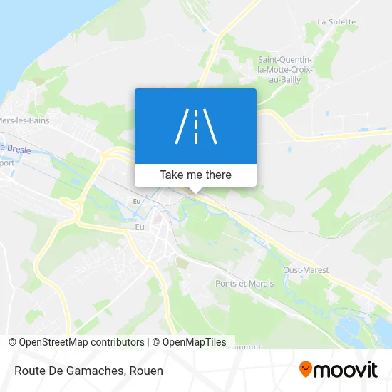 Route De Gamaches map