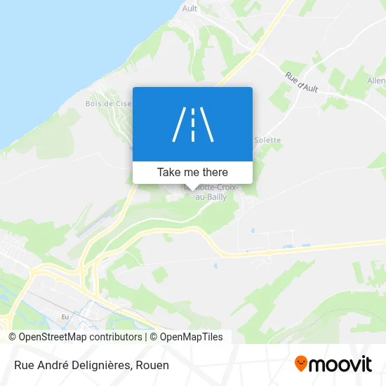 Rue André Delignières map