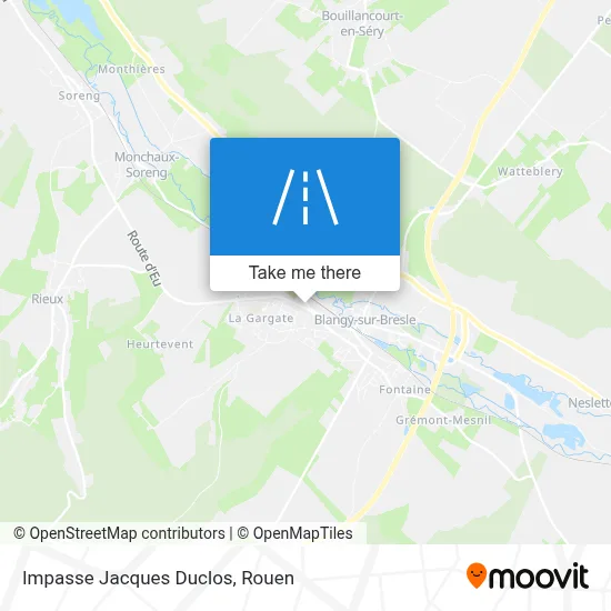 Impasse Jacques Duclos map