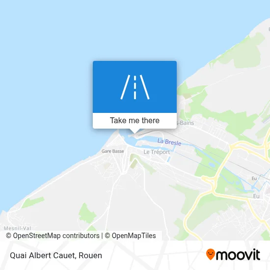 Quai Albert Cauet map
